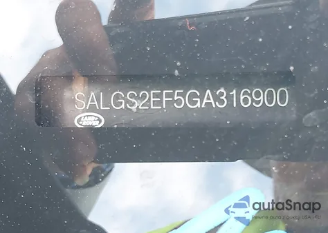 2016 Land Rover Range Rover 5.0L V8 Supercharged from USA, damaged, VIN SALGS2EF5GA316900